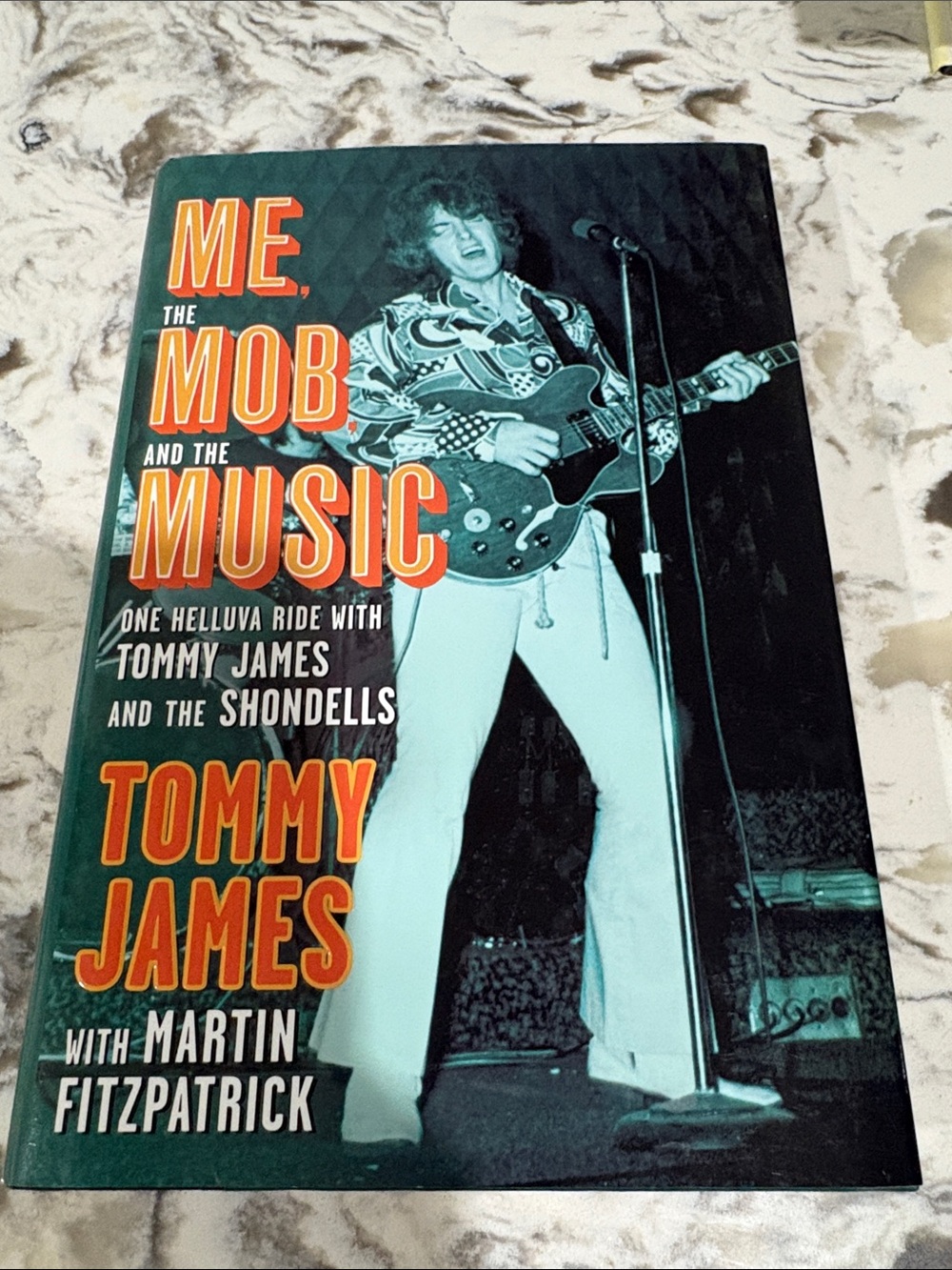 Me, The Mob and The Music Hardcover Book - Teal & Orange Cover